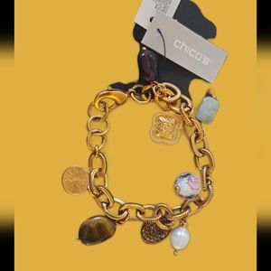 Chico Charm bracelet with a lobster clasp.